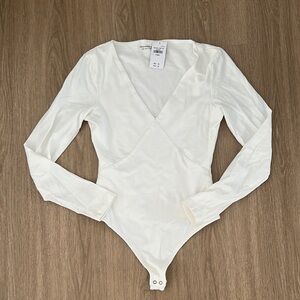 Abercrombie & Fitch White Bodysuit